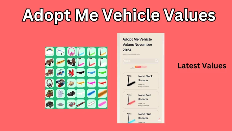 adopt me vehicle values