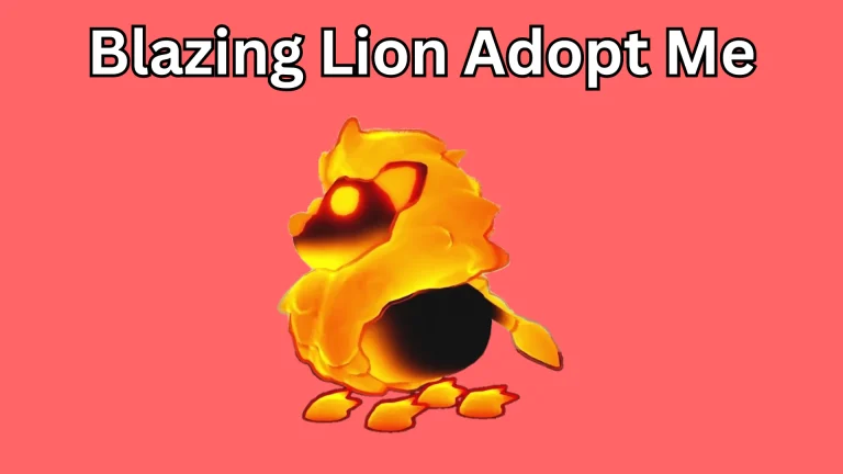 Adopt Me Blazing Lion